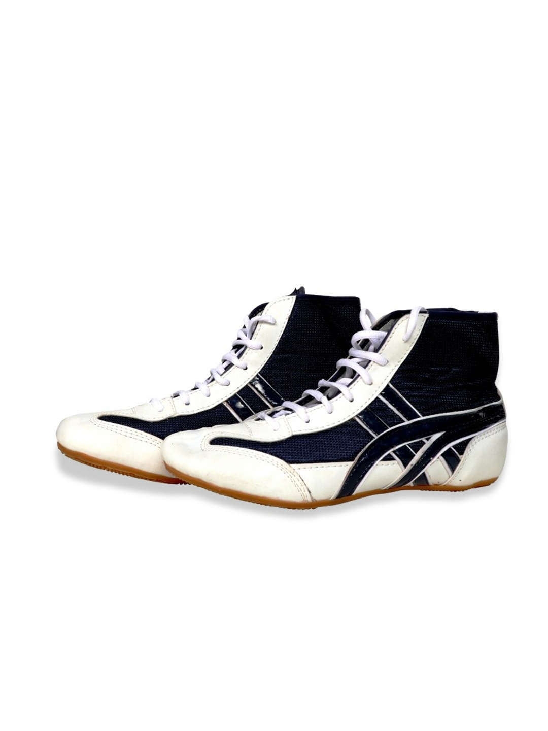 

Trenz Men Textured Lace-Up Wrestling Shoes, Navy blue