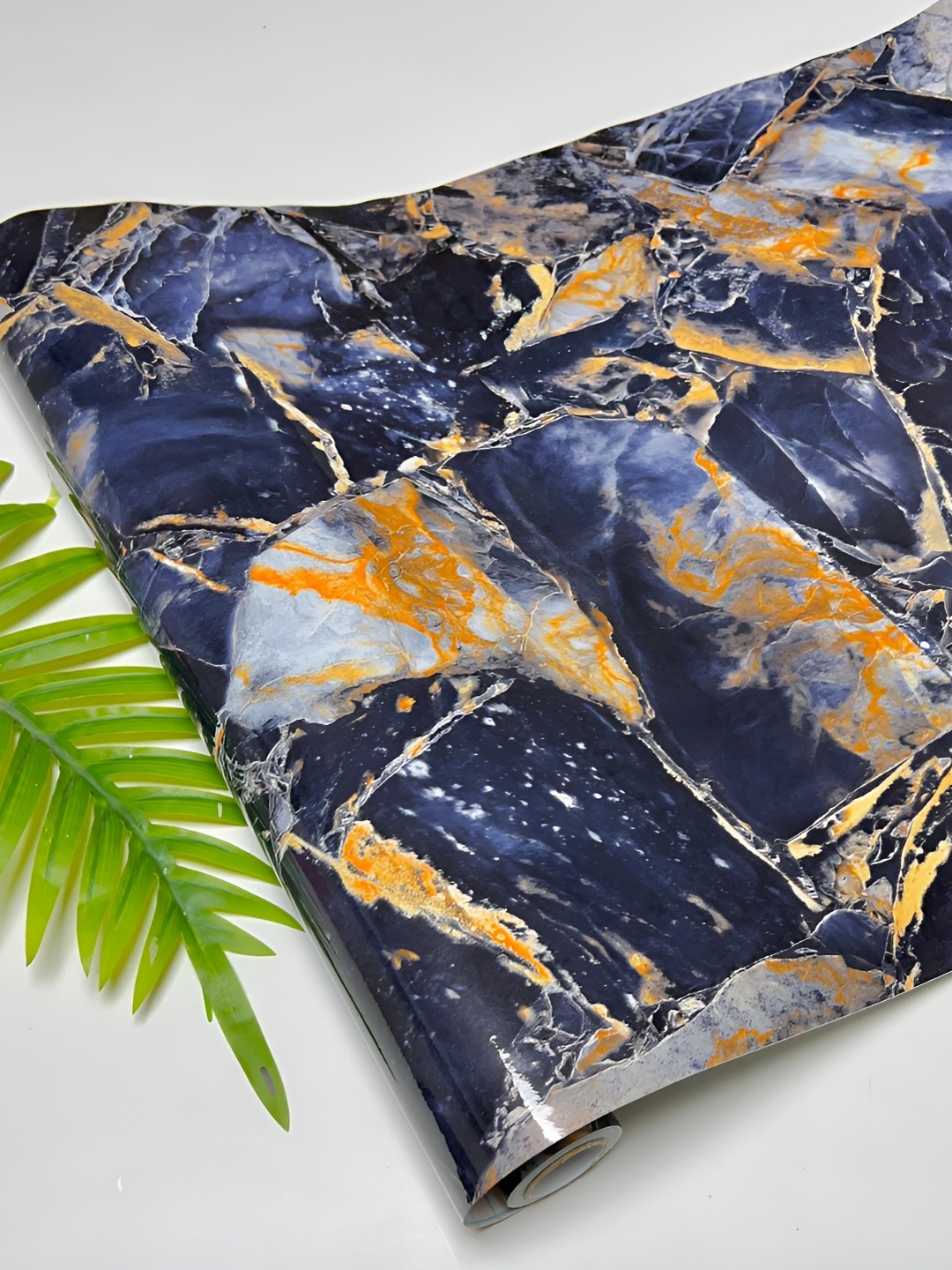 

Rosecraft Blue & Yellow Printed Self Adhesive Wall Paper