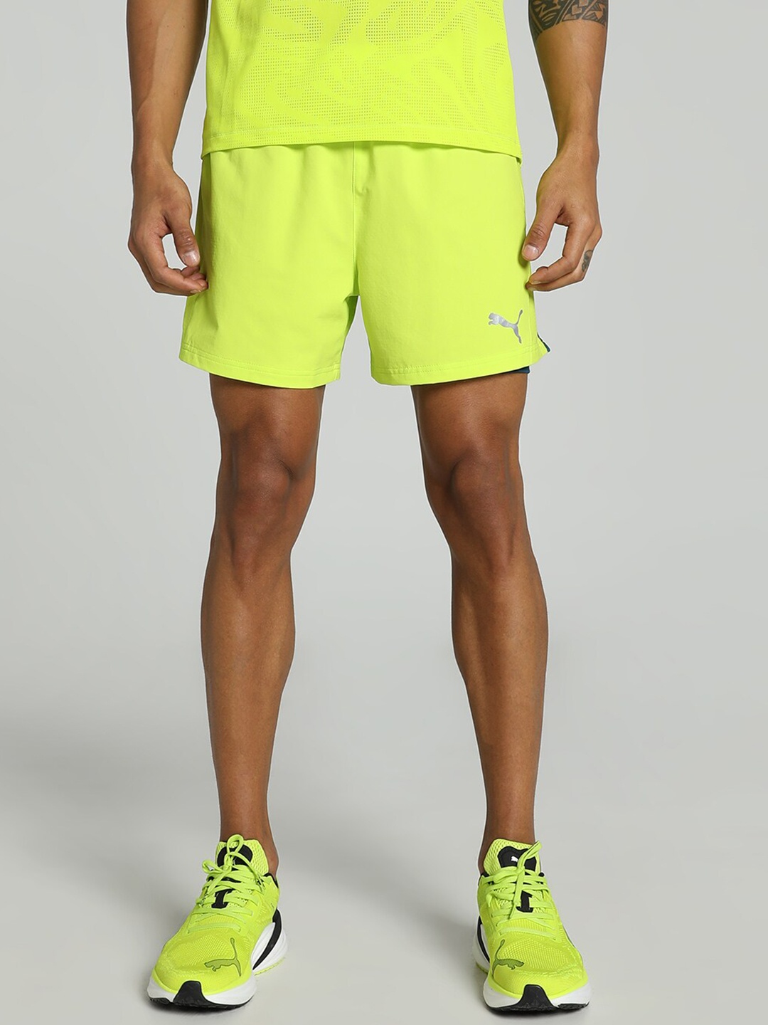 

Puma ULTRAWEAVE 2-in-1 Men's Running Shorts, Yellow