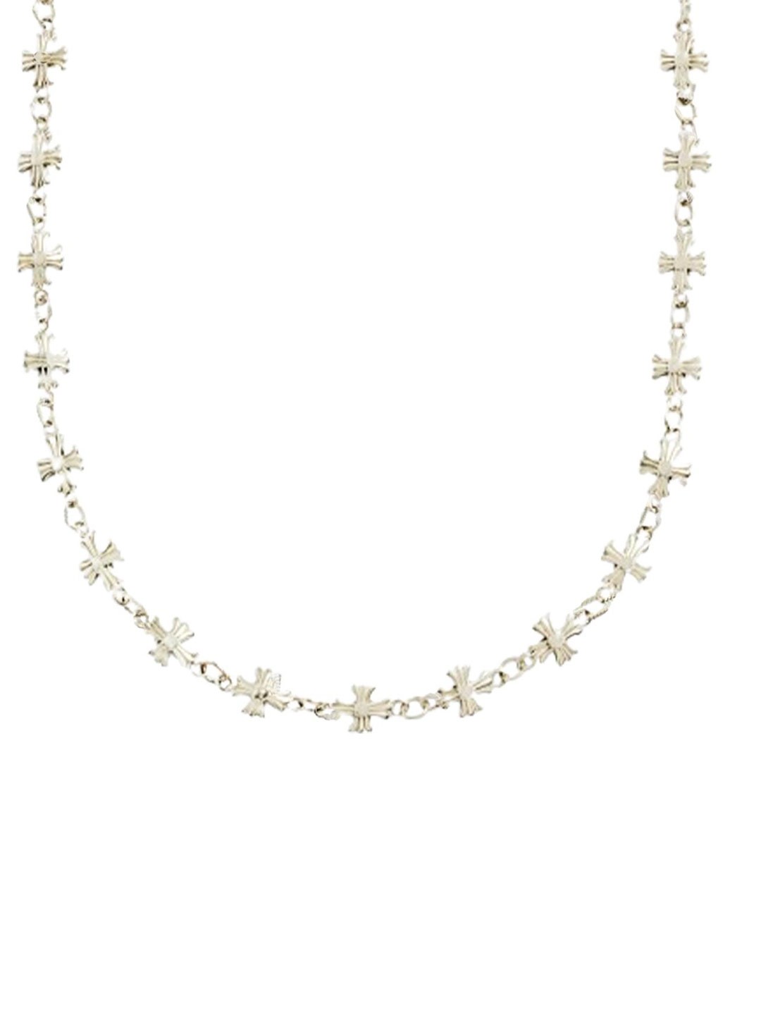 

Drip Project Men Rhodium-Plated Necklace, Silver