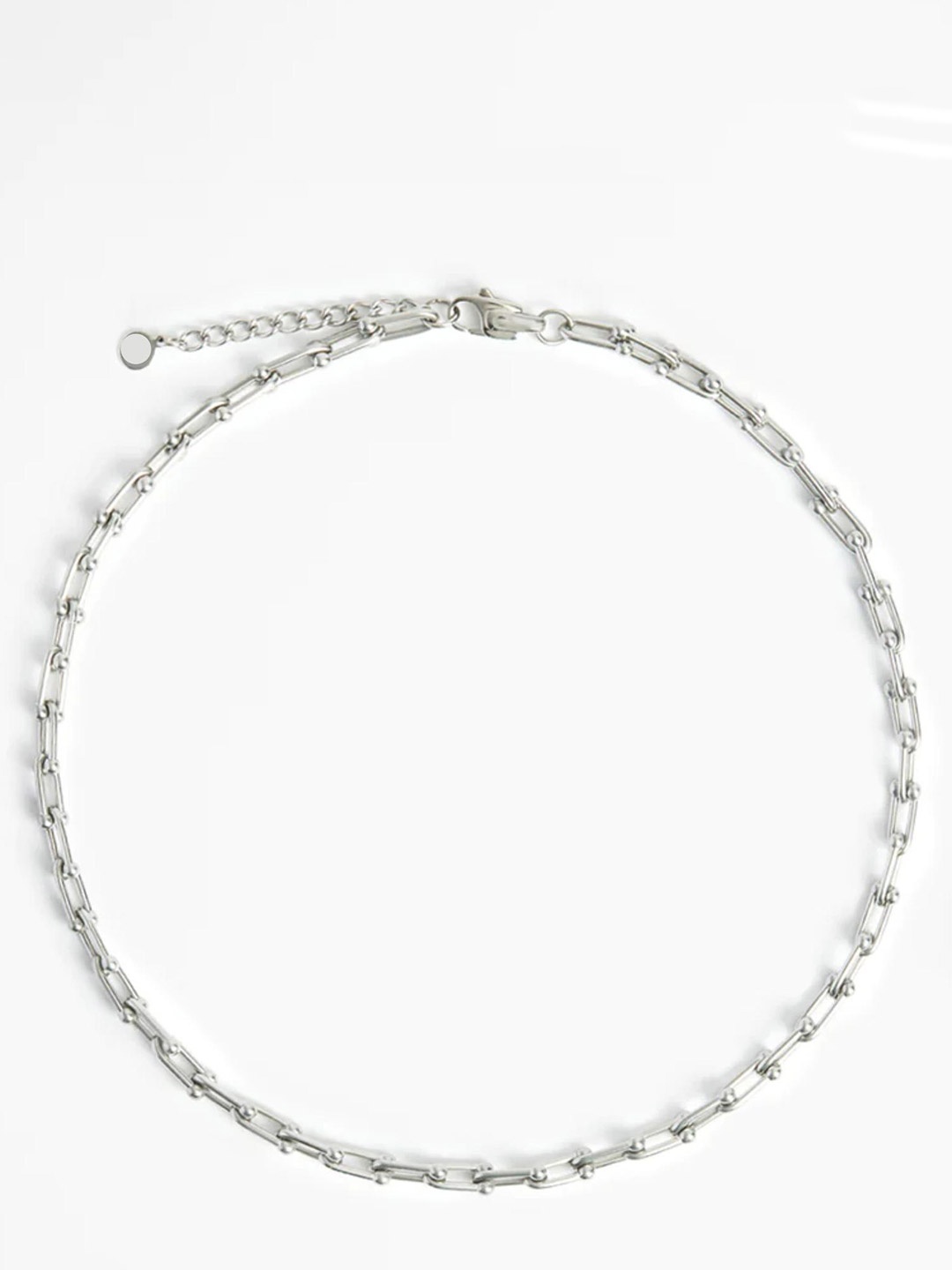 

Drip Project Men Rhodium-Plated Chain, Silver