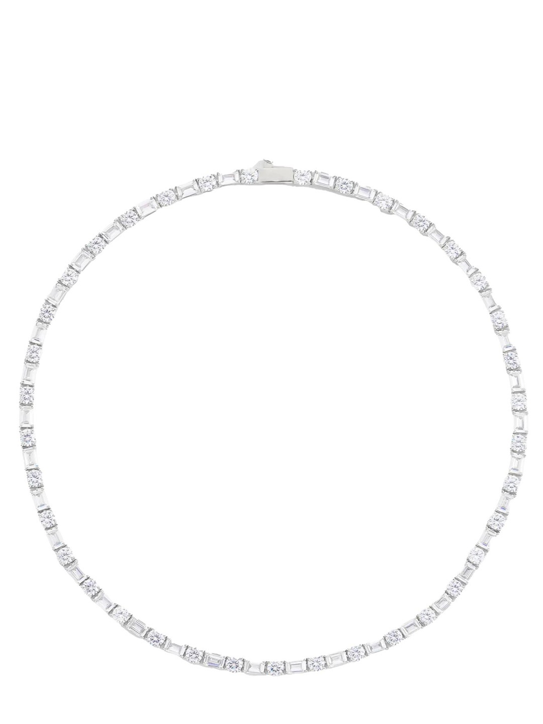 

Drip Project Men Rhodium-Plated Necklace, White