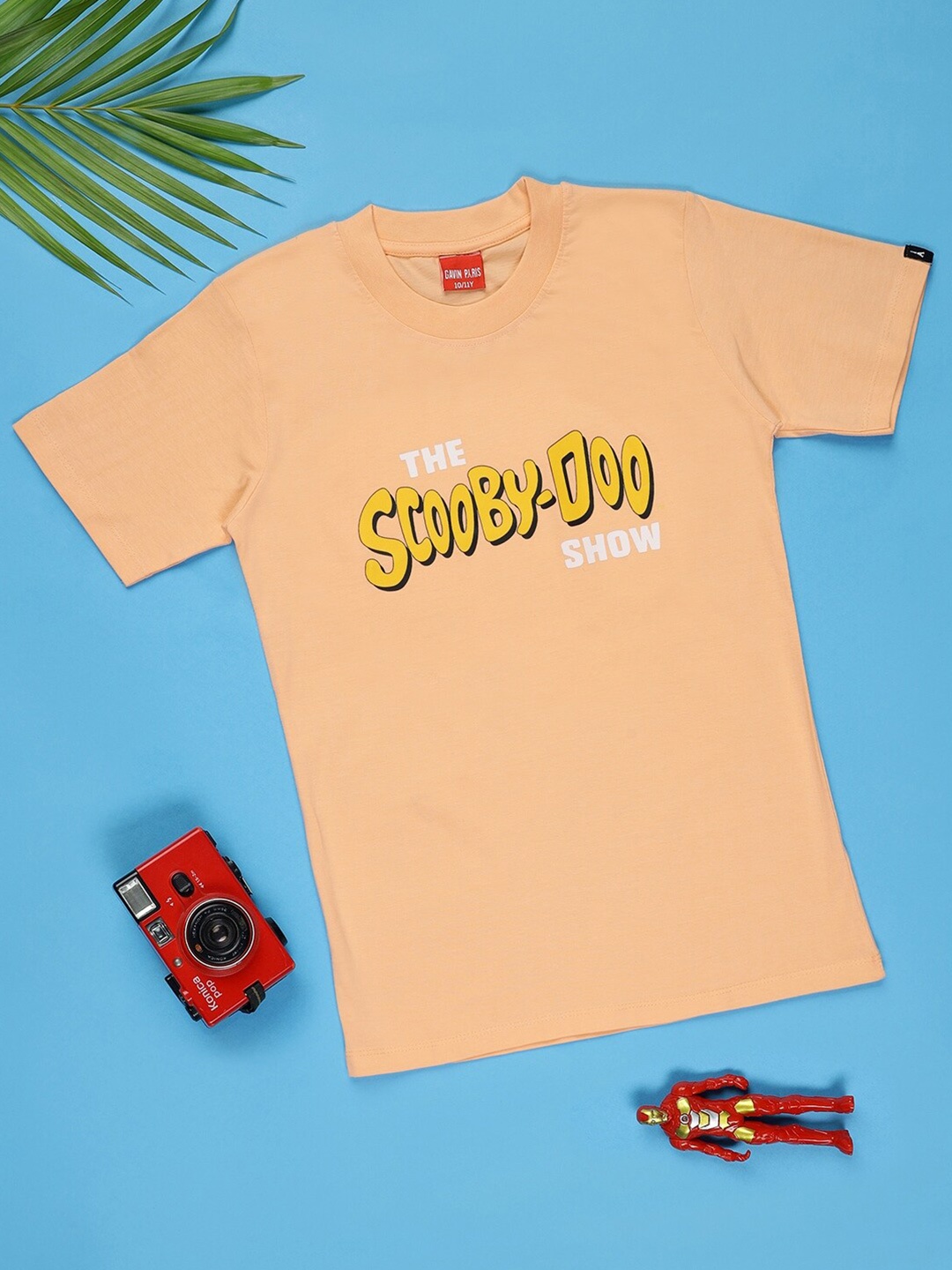 

Gavin Paris Girls Scooby-Doo Printed Pure Cotton Bio Finish T-shirt, Peach