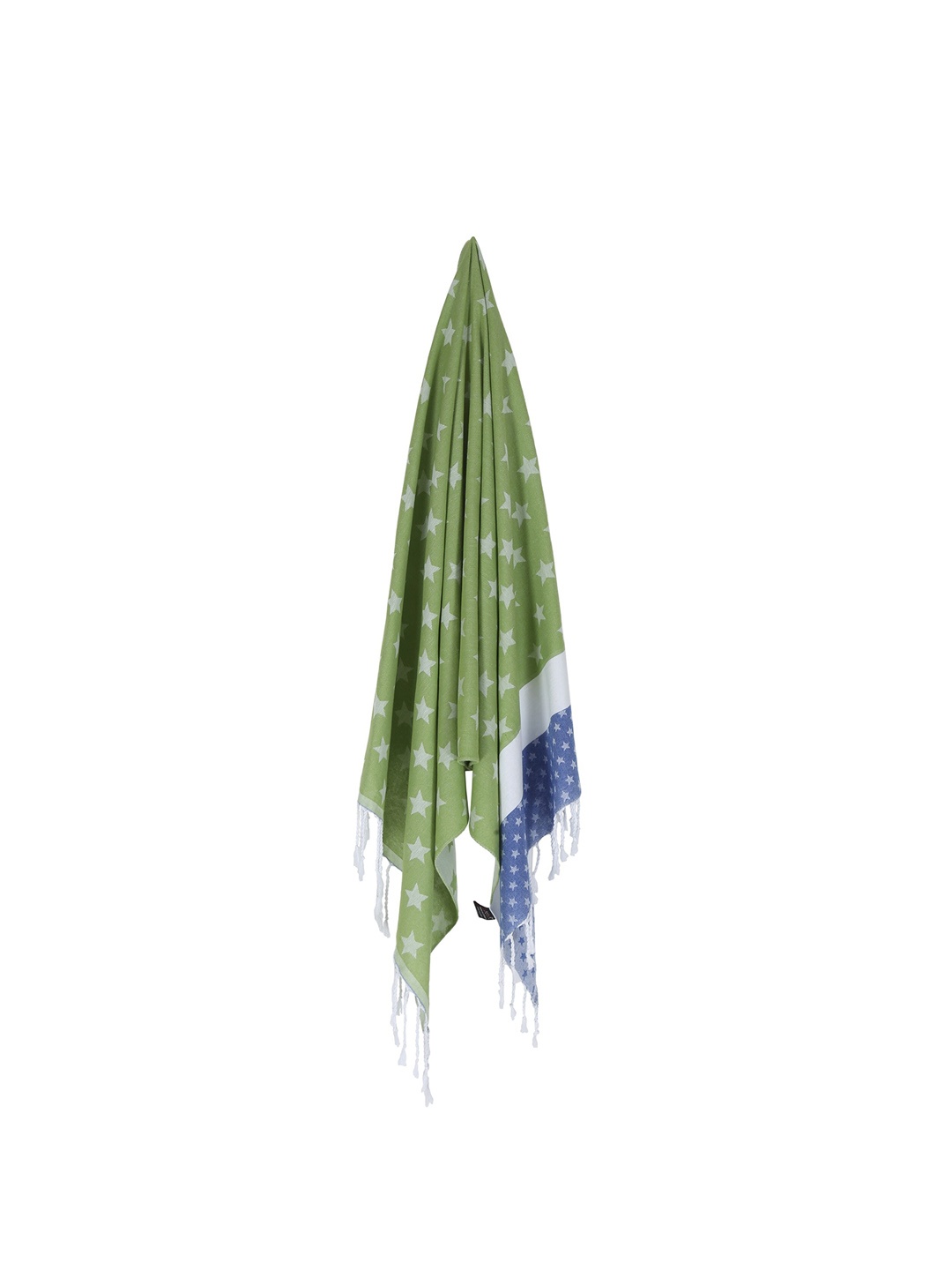 

ZAHYA Green & Blue Turkish Style Pure Cotton Bath Towel