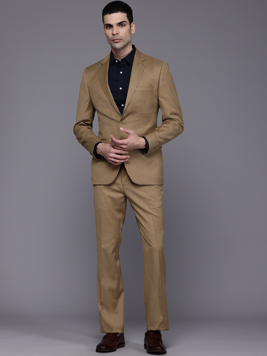 

Raymond Party Blazer With Trouser, Beige