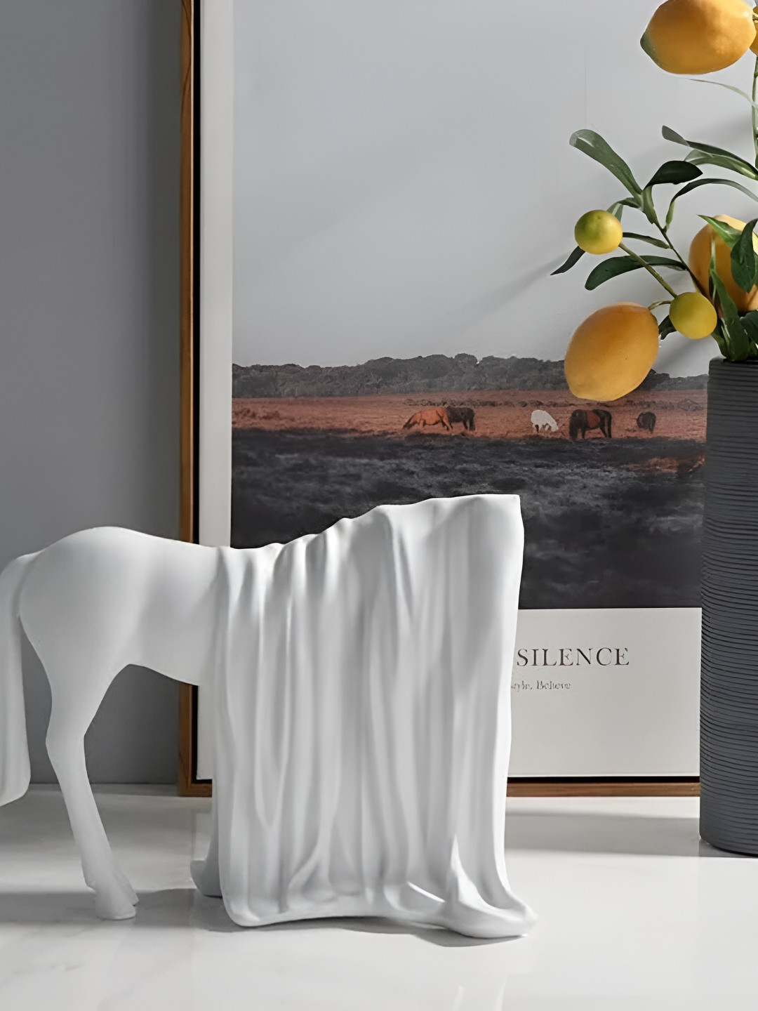

THEDECORKART White Figurine Showpiece