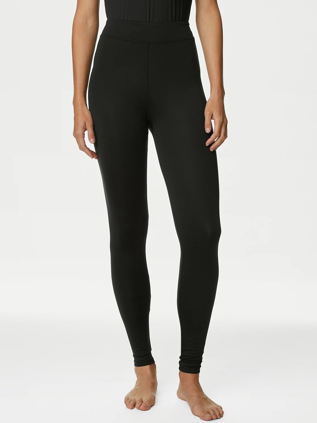 

Marks & Spencer Women Churidar Length Leggings, Black