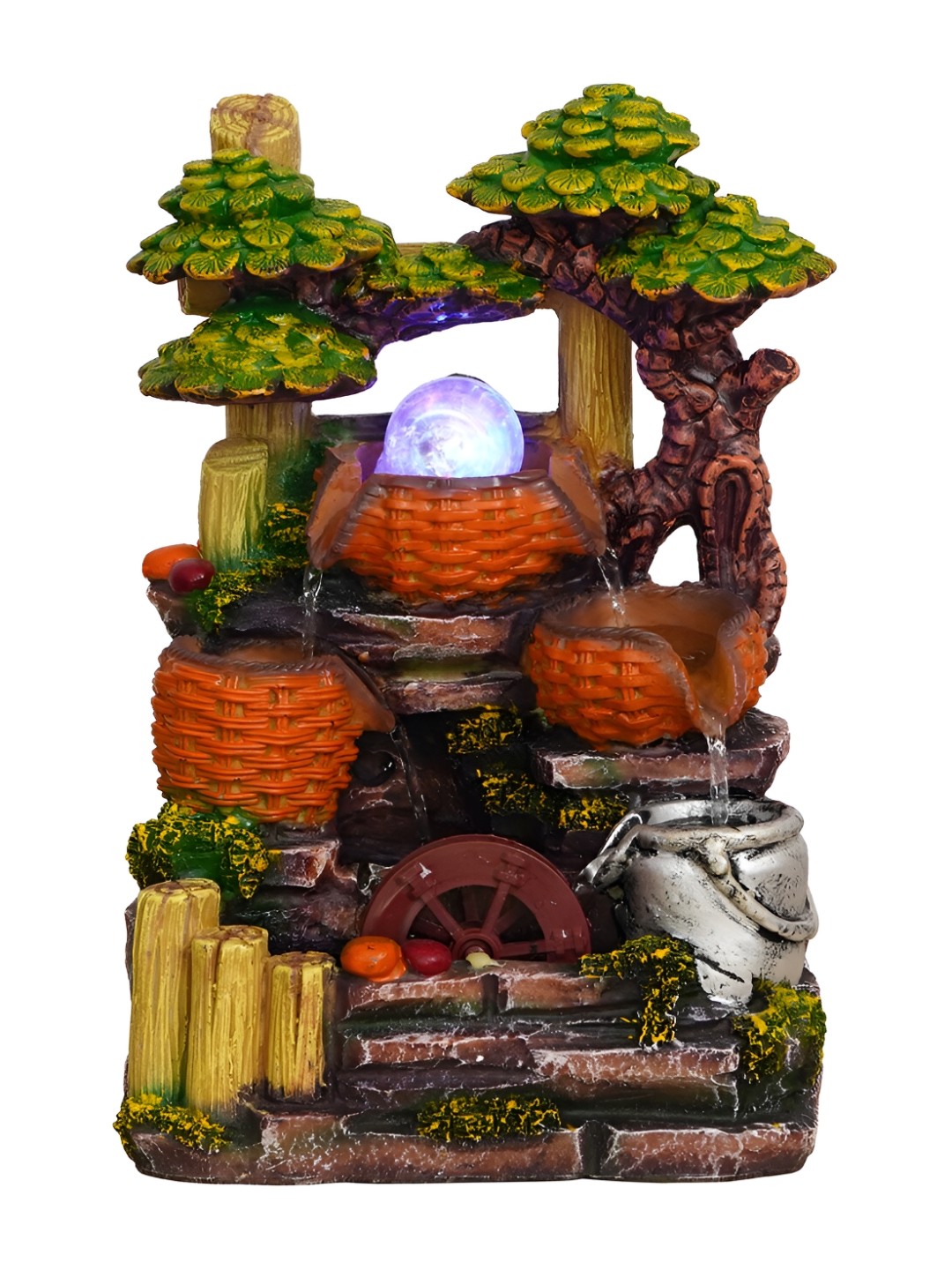 

Craft Smith Green Textured Jungle Them Water Fountain