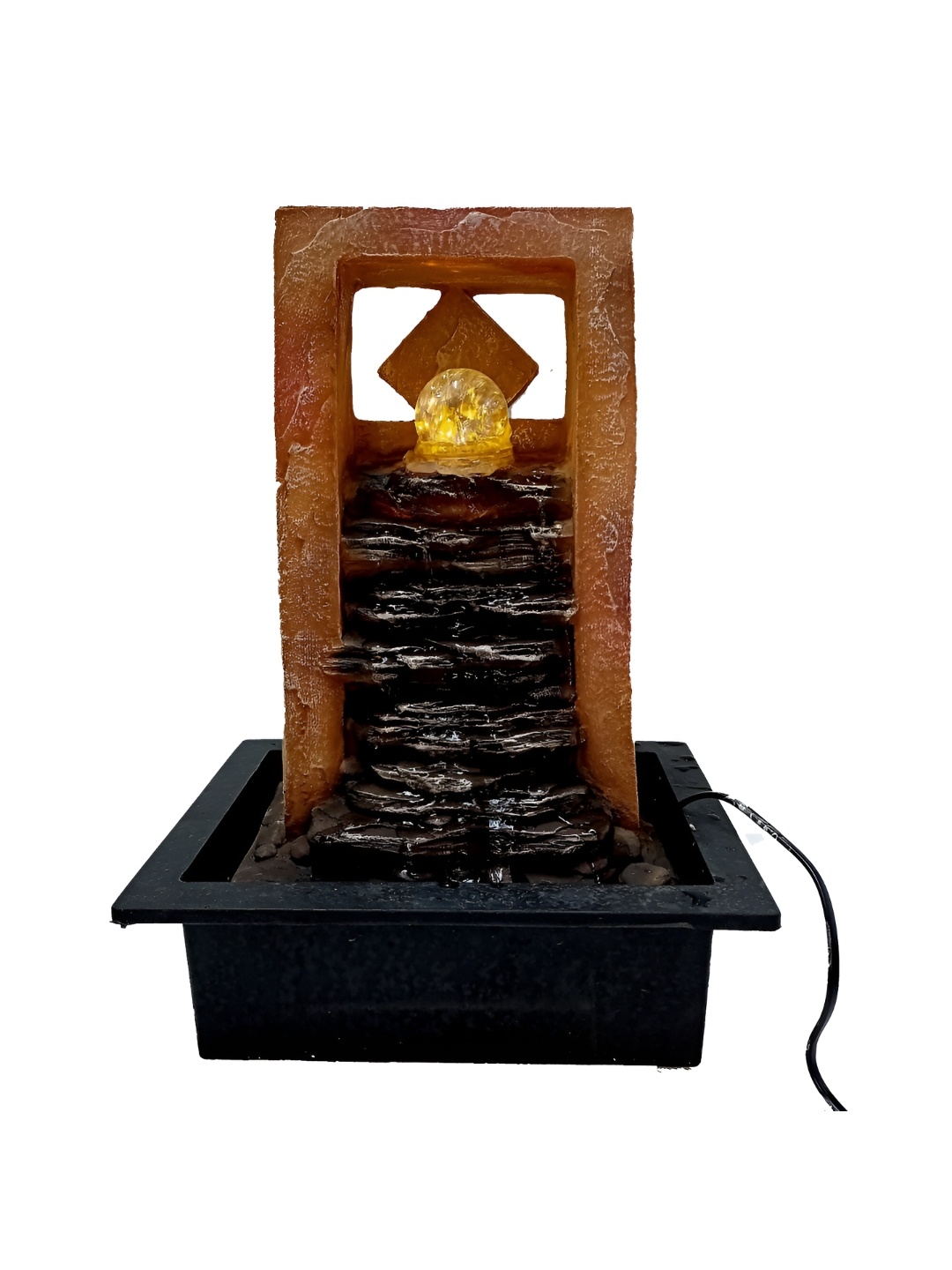 

Craft Smith Brown Textured Table Top Water Fountain