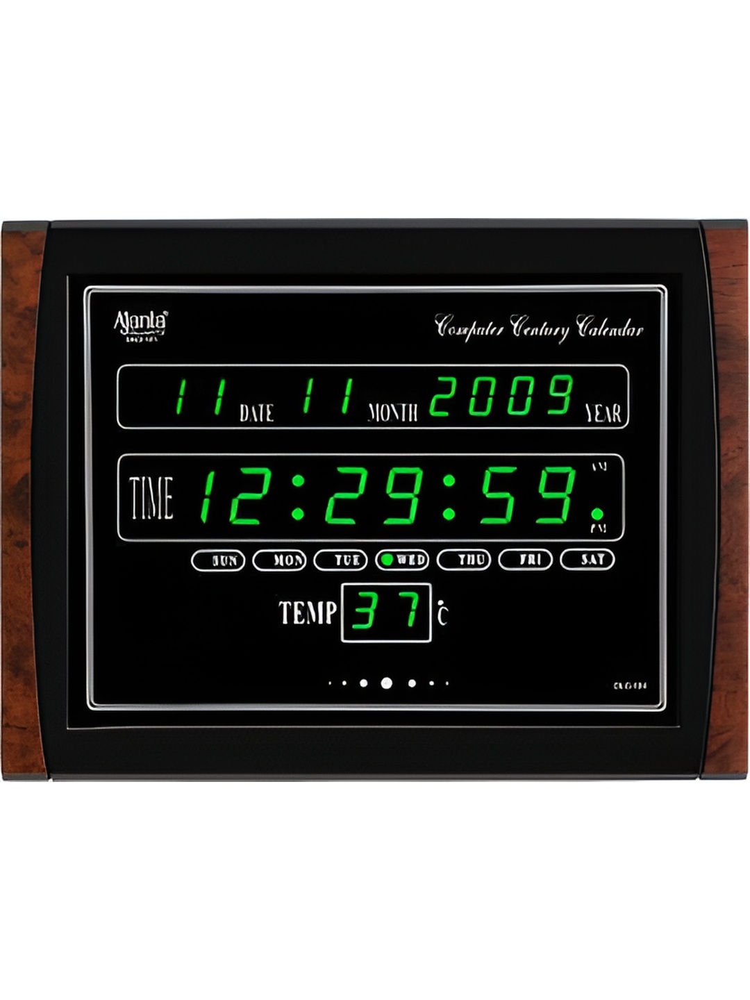 

Ajanta Brown and Black Contemporary Digital Clock