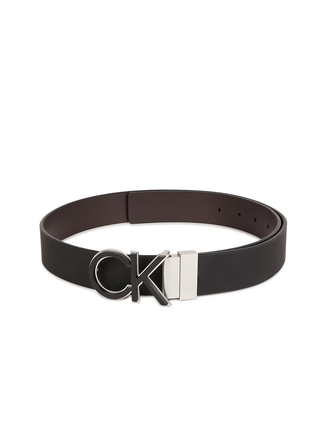 

Calvin Klein Men Leather Reversible Belt, Black