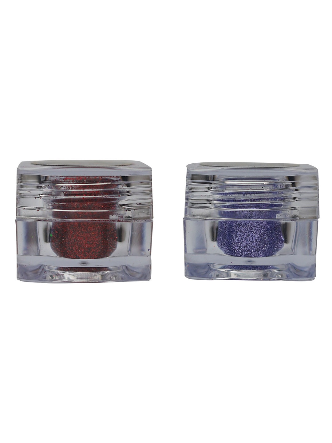 

Veoni BELLE Set of 2 HD Holographic Glitter Eyeshadows 5g Each - Ruby Red + Mauve Purple