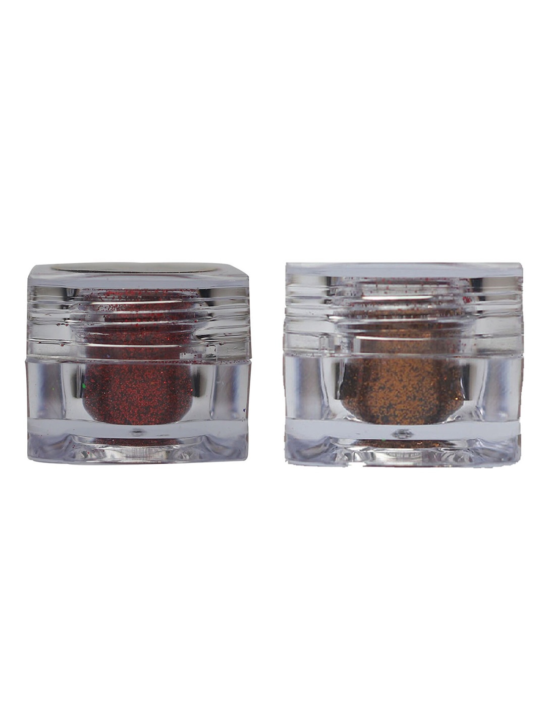 

Veoni BELLE Set of 2 HD Holographic Glitter Eyeshadows 5g Each - Ruby Red + Copper