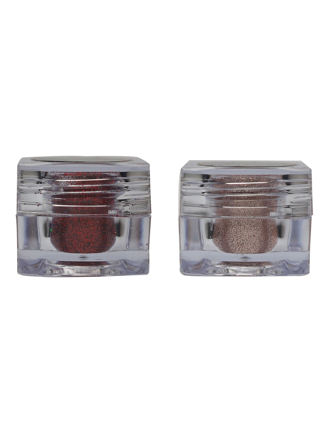 

Veoni BELLE Set of 2 HD Holographic Glitter Eyeshadows 5g Each - Ruby Red+Rose Gold