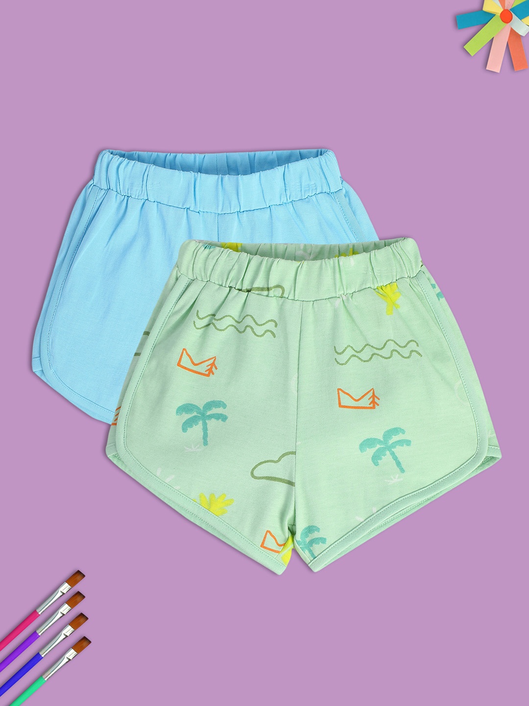

MINI KLUB Boys Printed Shorts, Multi