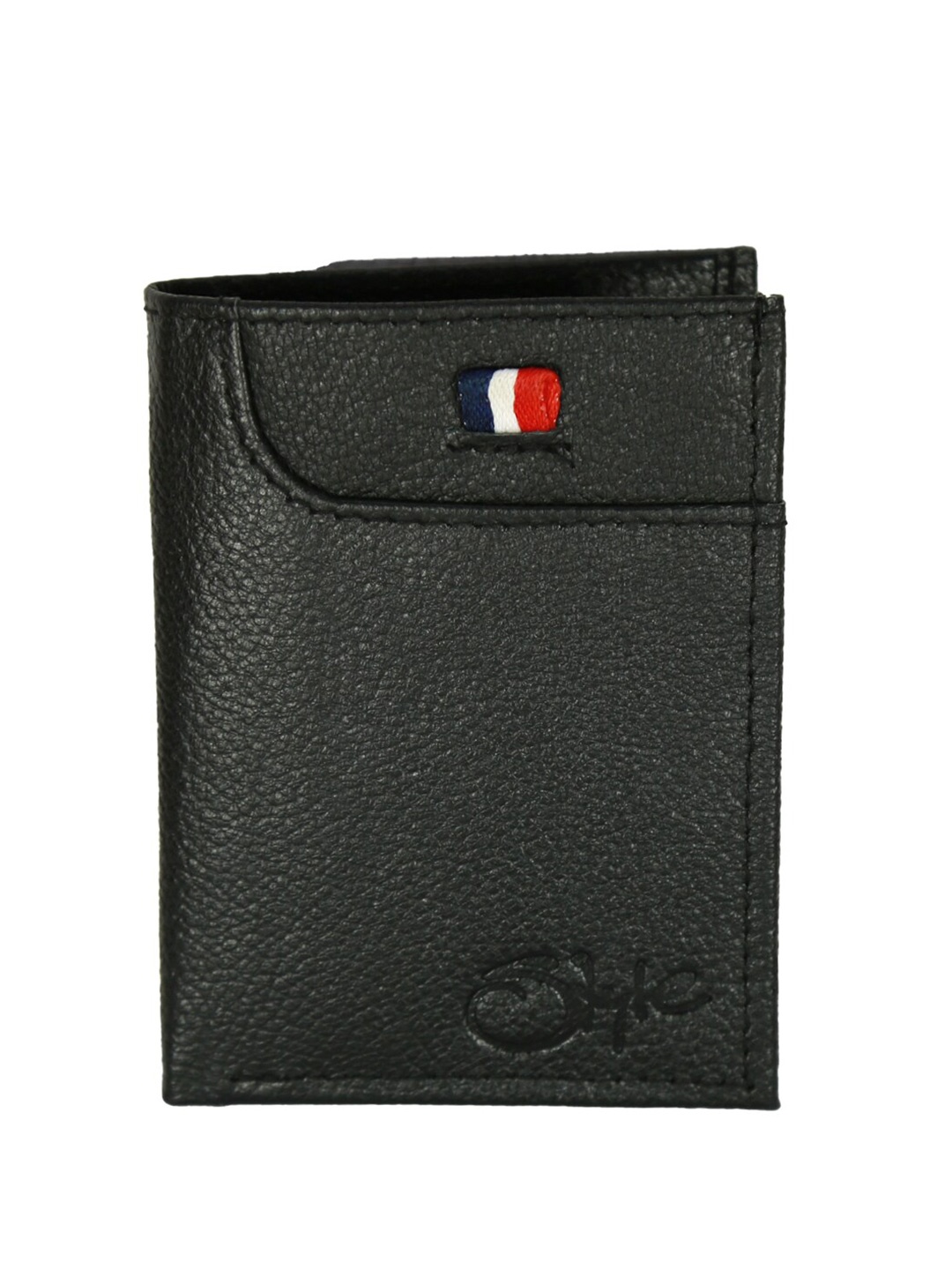 

Style Shoes Women Textured Leather Two Fold Wallet, Black