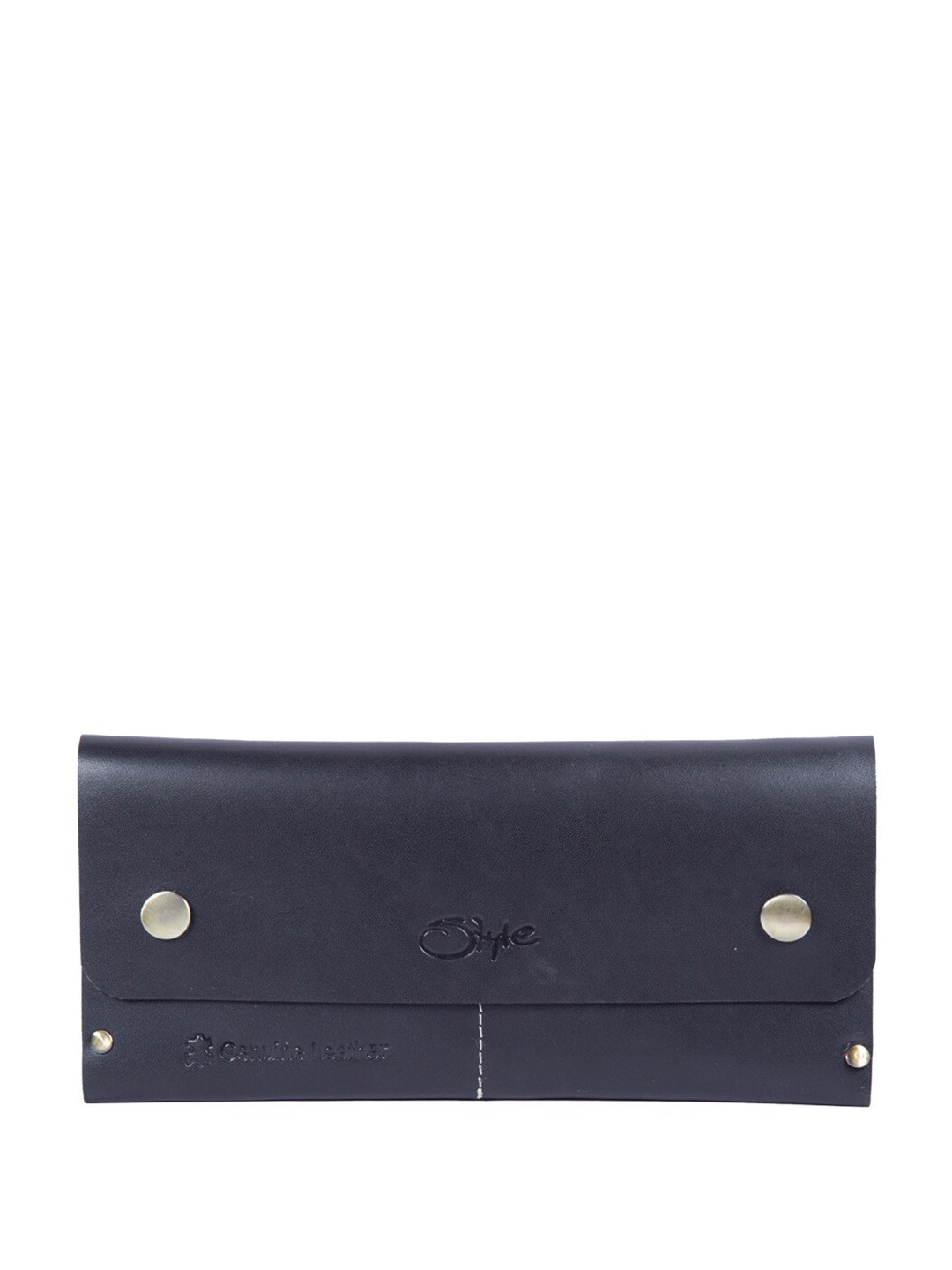 

Style Shoes Women Leather Envelope Wallet, Black