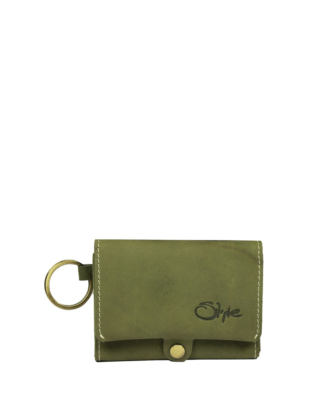 

Style Shoes Women Leather Card Holder, Green