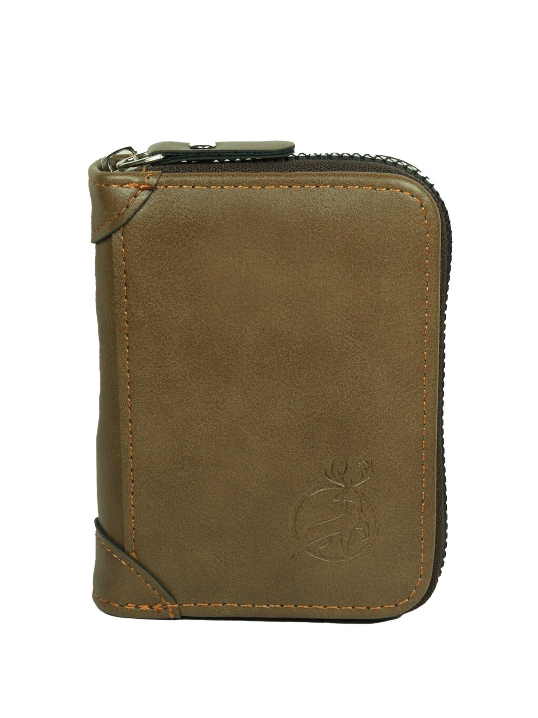 

Style Shoes Women Leather Zip Around Wallet, Brown