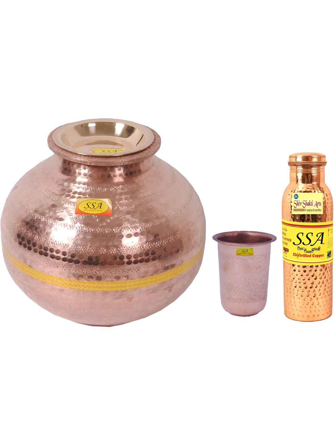 

Shivshakti Arts Brown Metal Bar & Drinkware