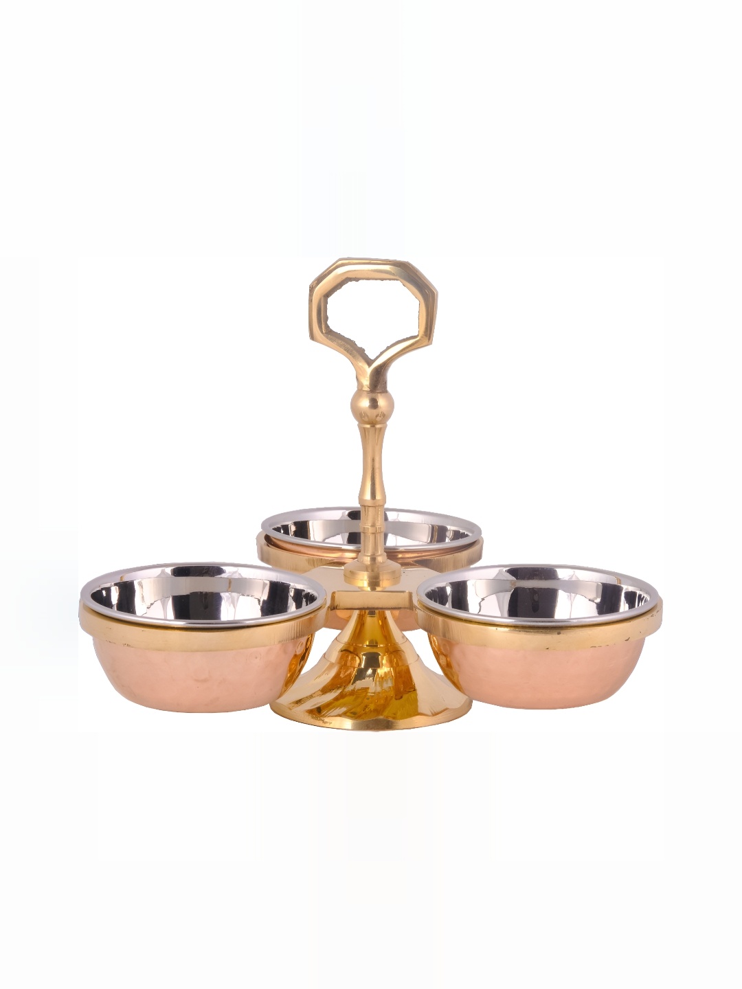 

Shivshakti Arts Brown Copper Sauce Set