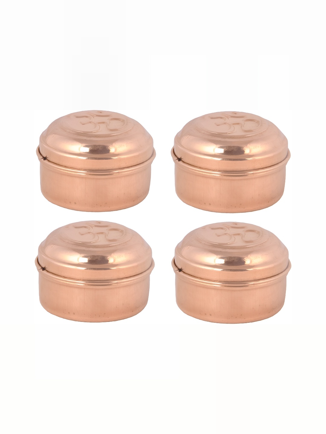 

Shivshakti Arts Brown 4 Pieces Copper Utility Container