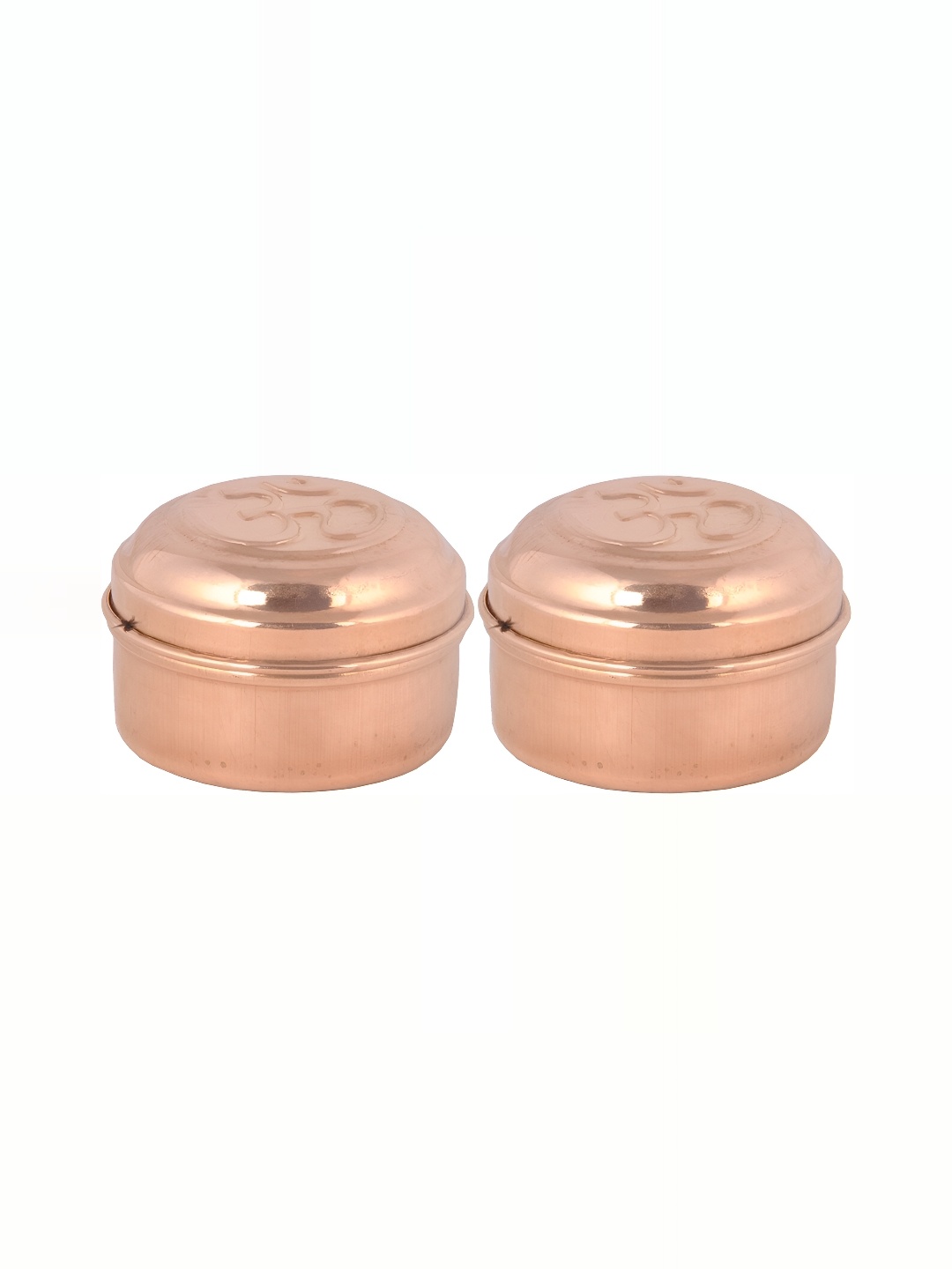 

Shivshakti Arts Brown 2 Pieces Copper Utility Container
