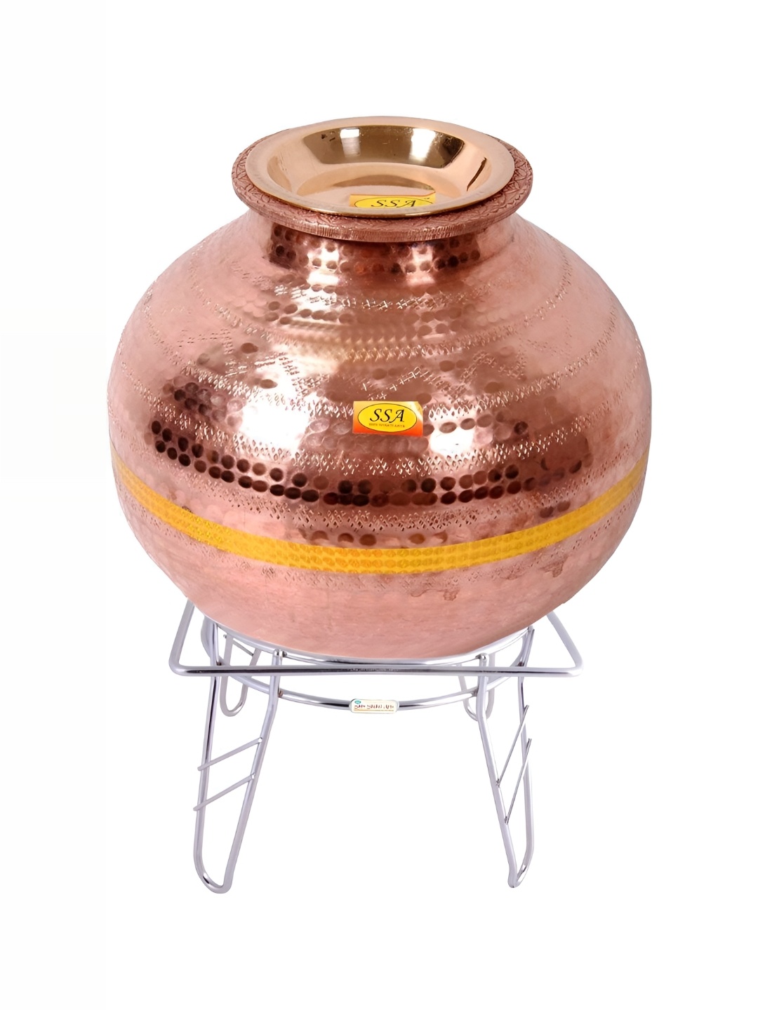 

Shivshakti Arts Brown Copper Water Dispancer Matka 22 L