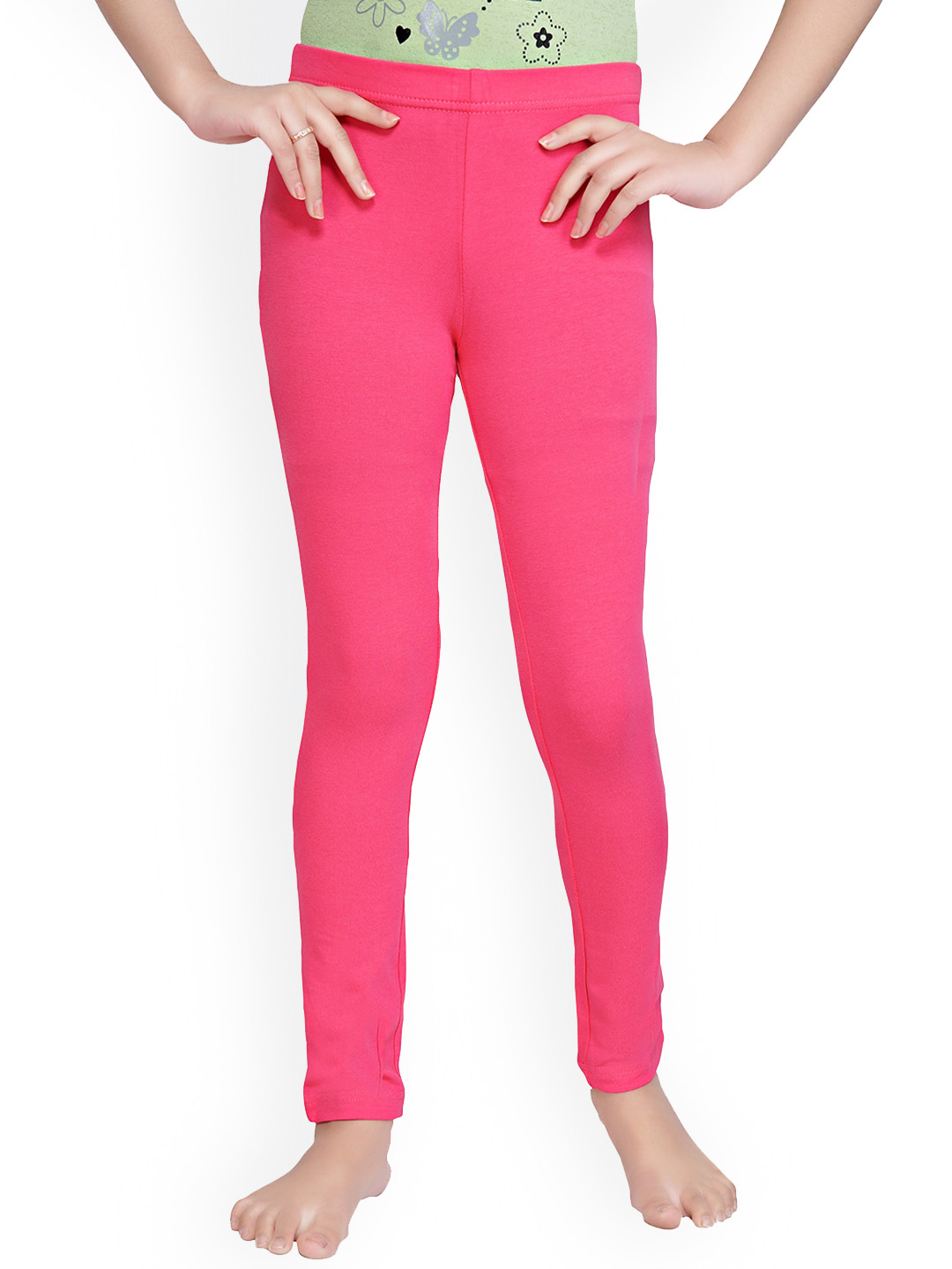 

Tiny Girl Girls Cotton Ankle Length Leggings, Pink