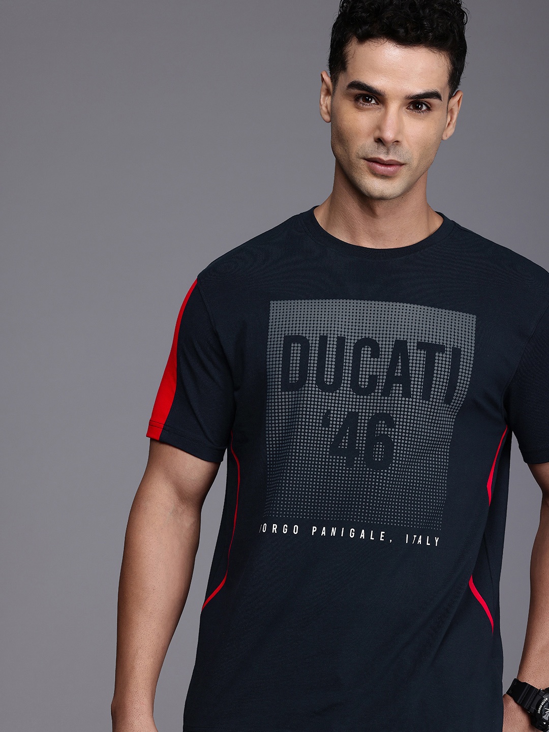 

Ducati Graphic Printed T-shirt, Black