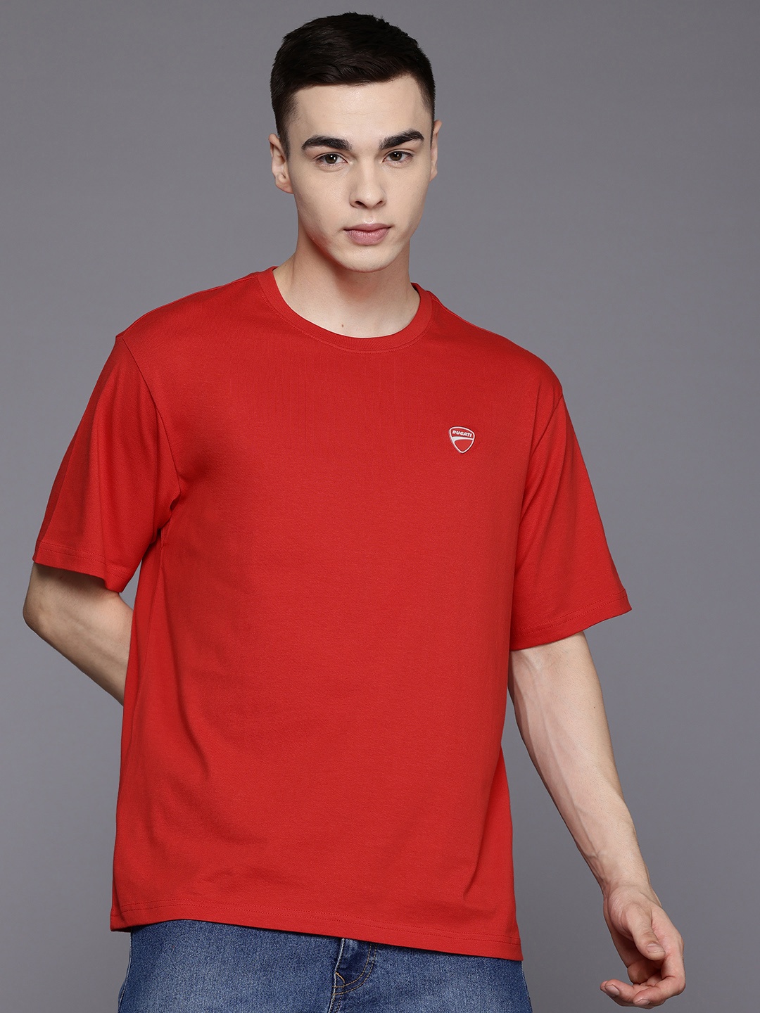 

Ducati Pure Cotton Relaxed T-shirt, Red