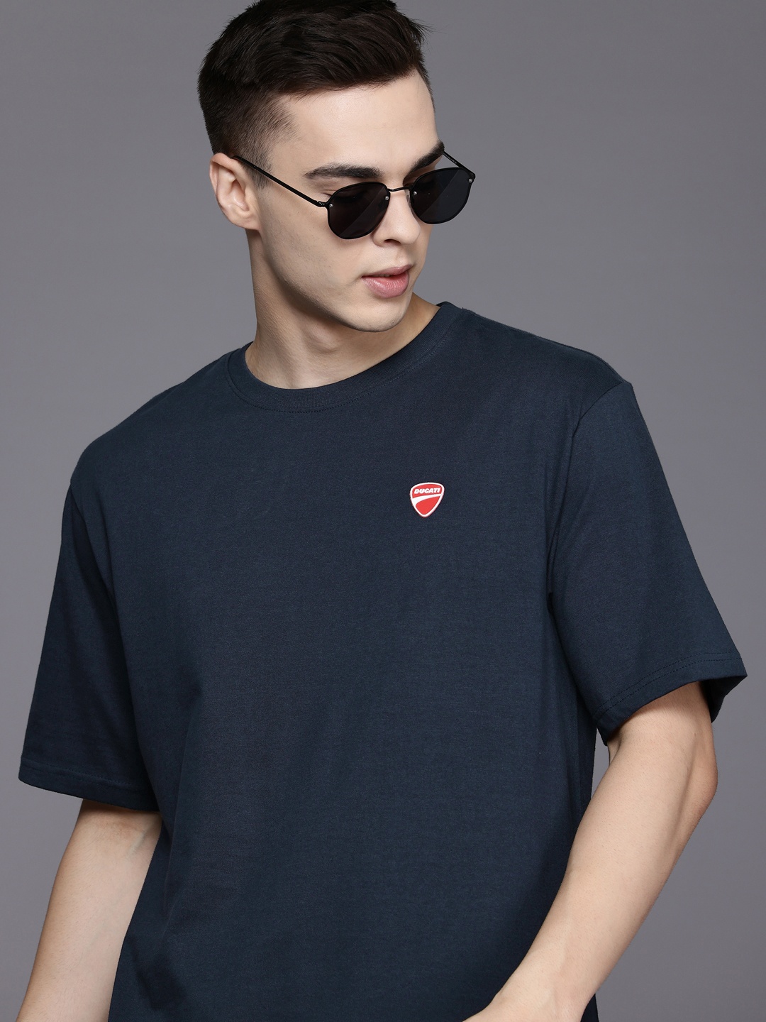 

Ducati Pure Cotton Relaxed T-shirt, Navy blue