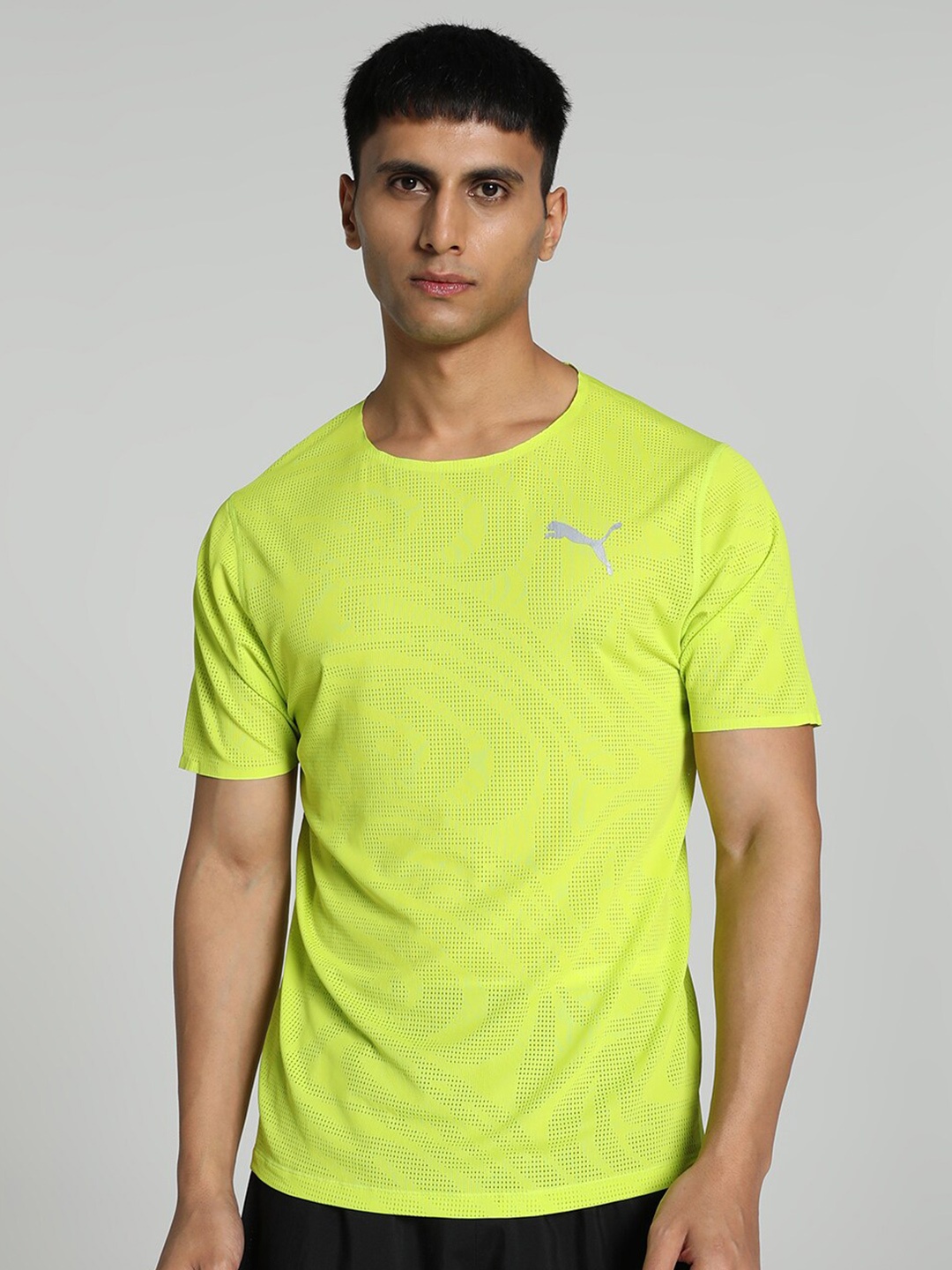 

Puma Run ULTRASPUN Running T-shirt, Lime green