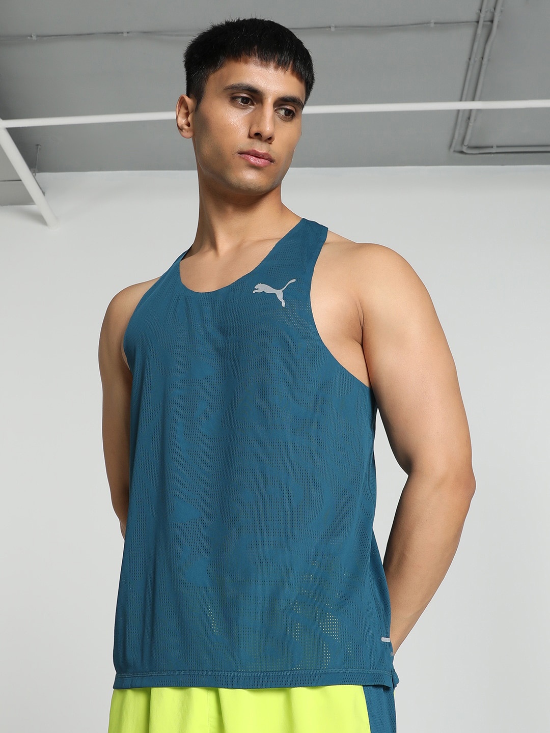 

Puma RUN ULTRASPUN Running Singlet T-shirt, Teal