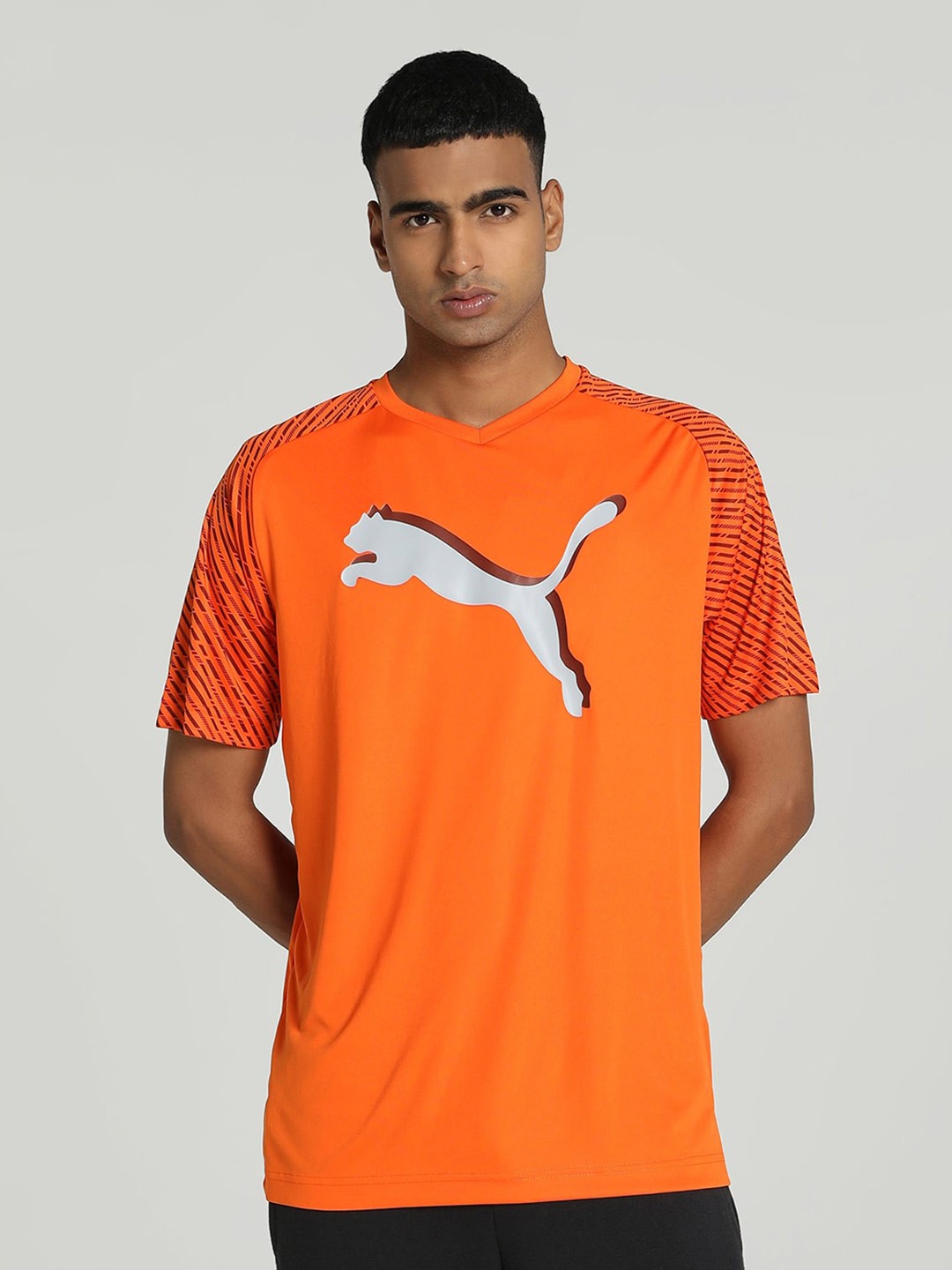 

Puma StartUp Event Brand Logo Printed T-shirt, Orange