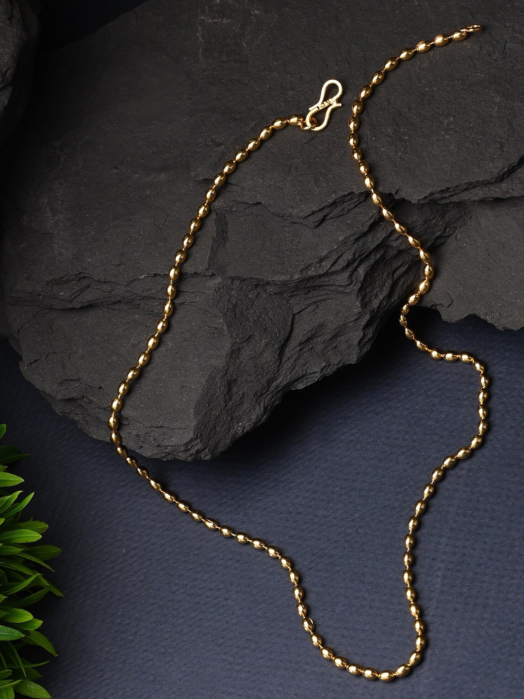 

AanyaCentric Unisex Brass Gold-Plated Long Chain