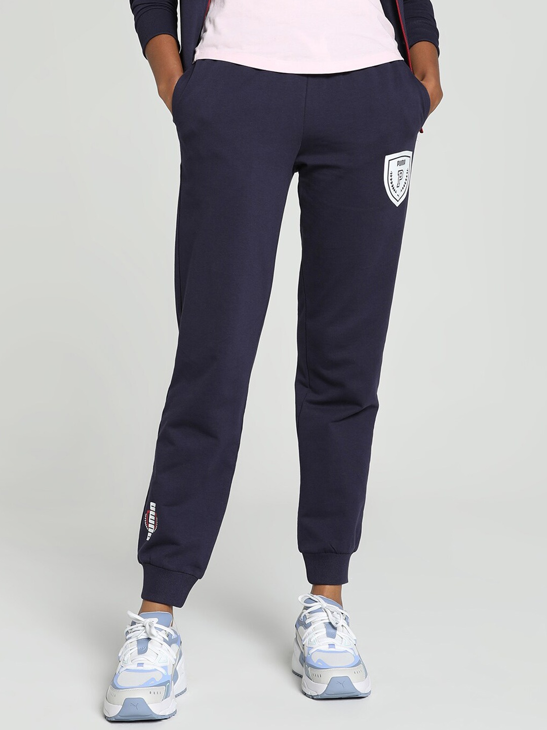 

Puma Women Graphic Pants, Navy blue