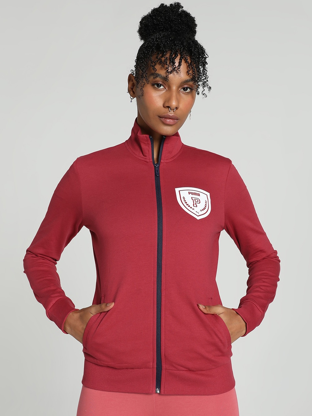

Puma Graphic Full-Zip Jacket, Red