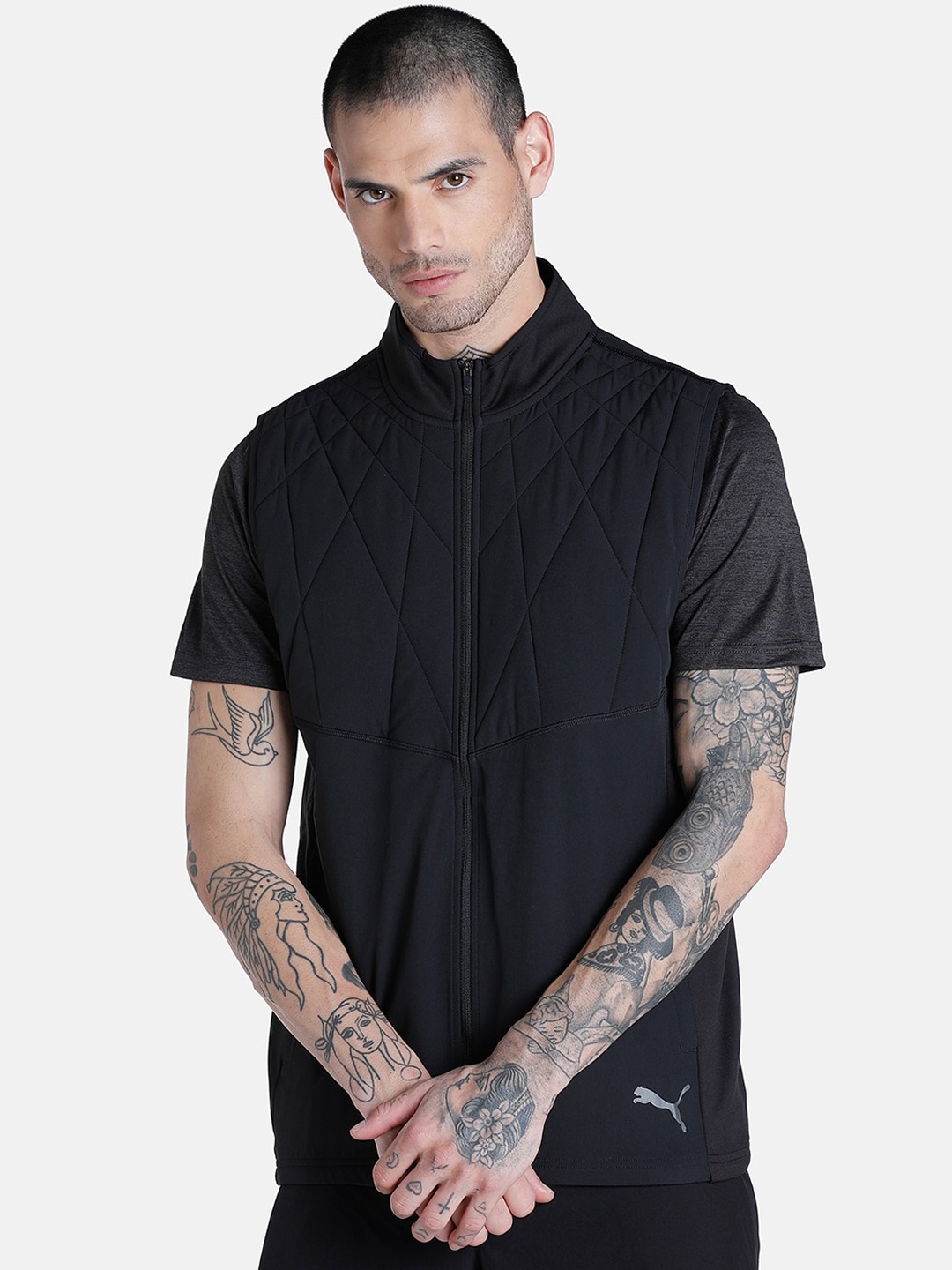 

Puma Cloud Spun Dry-Fit Jacket, Black