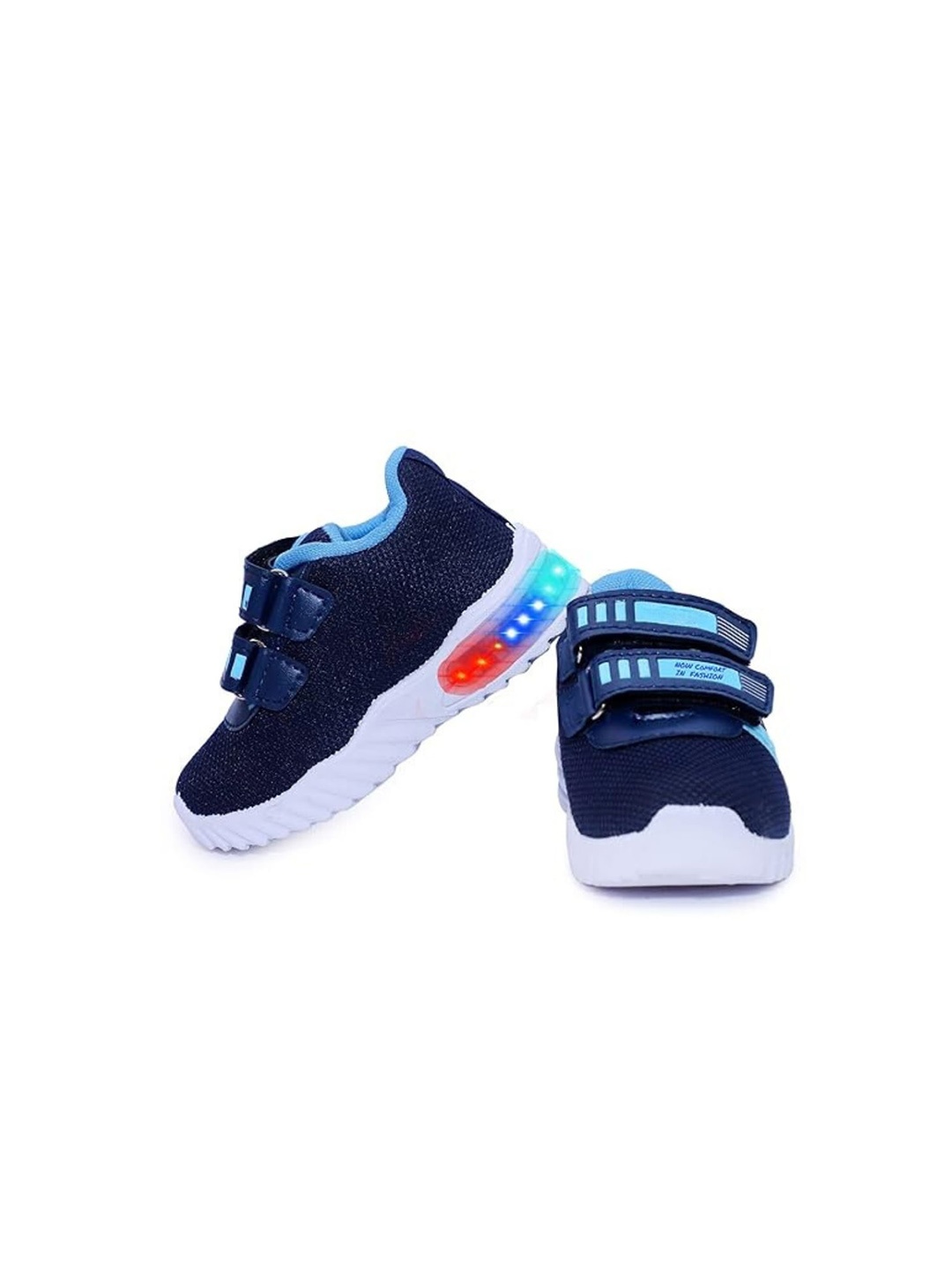 

BAESD Kids Textured LED Sneakers, Blue