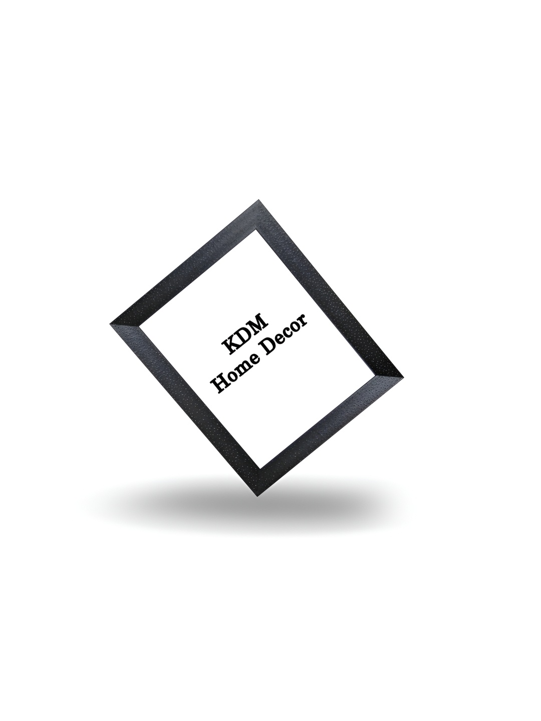 

KDM HOME DECOR Black Wooden Table Photo Frame