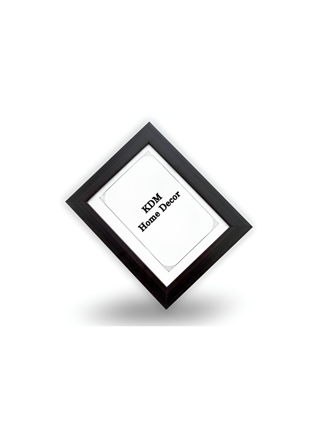

KDM HOME DECOR Brown Wooden Table Photo Frame
