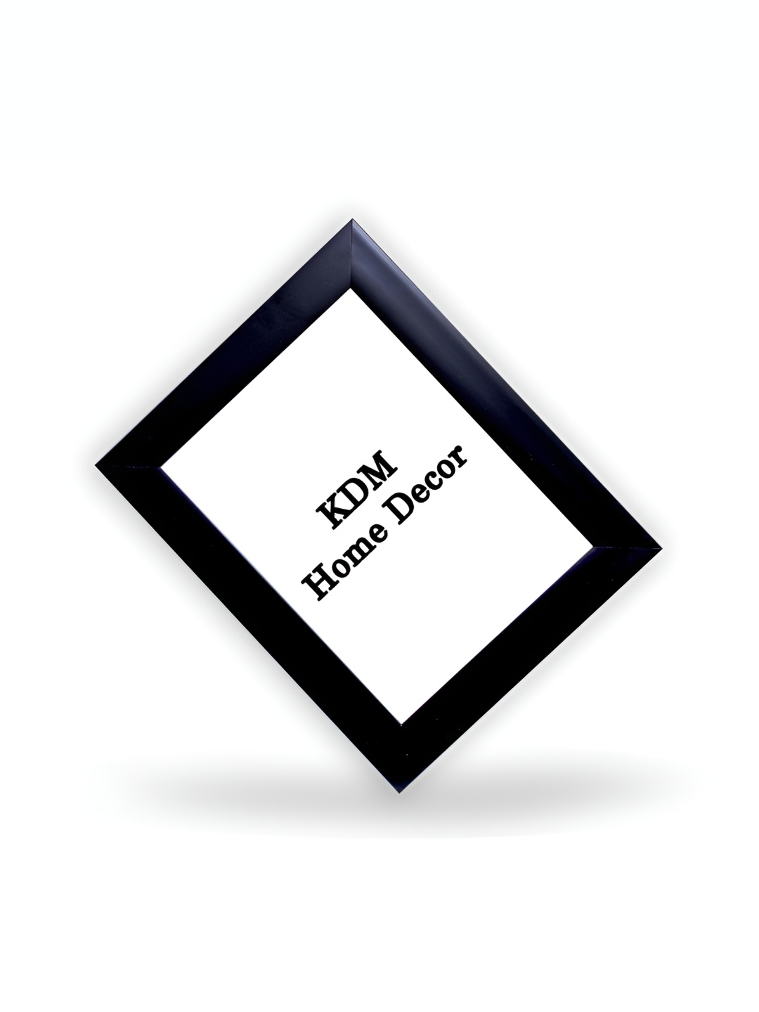 

KDM HOME DECOR Black Wooden Table Photo Frame