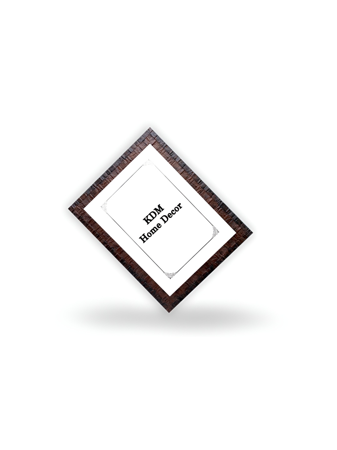 

KDM HOME DECOR Brown Wooden Table Photo Frame