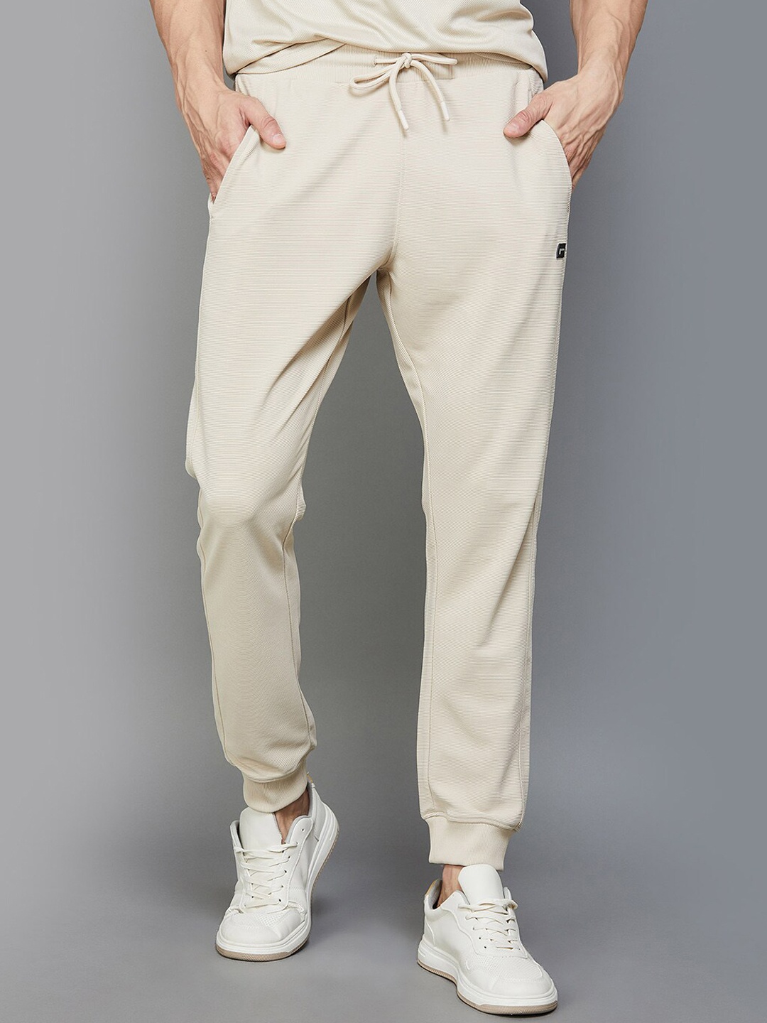 

Fame Forever by Lifestyle Men Slim-Fit Jogger, Beige