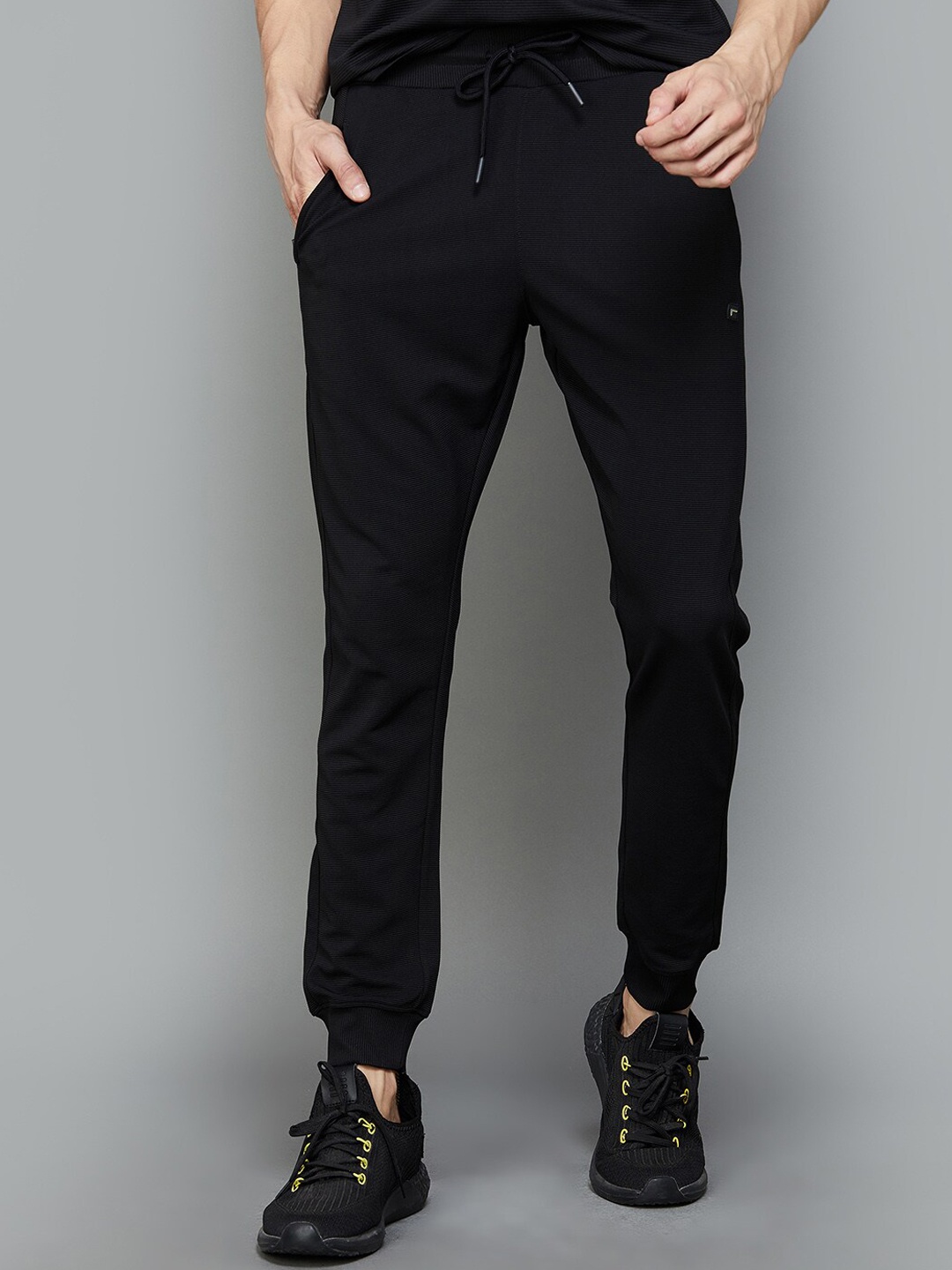 

Fame Forever by Lifestyle Men Mid Rise Slim Fit Jogger, Black