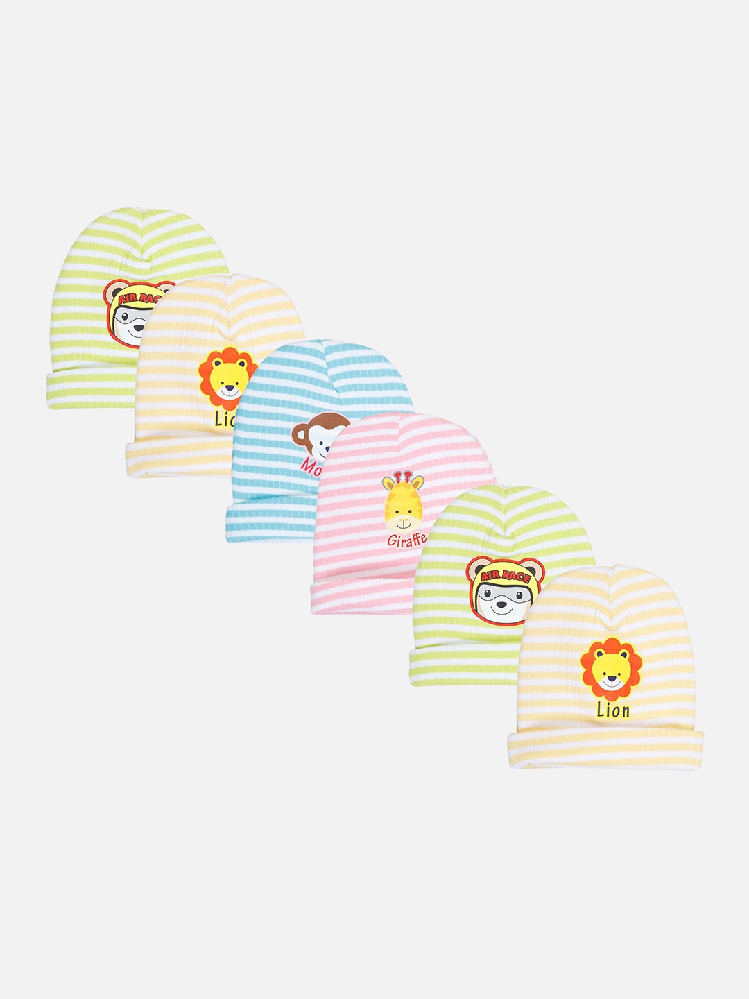 

Bodycare Kids Pack Of 6 Assorted Printed Beanie