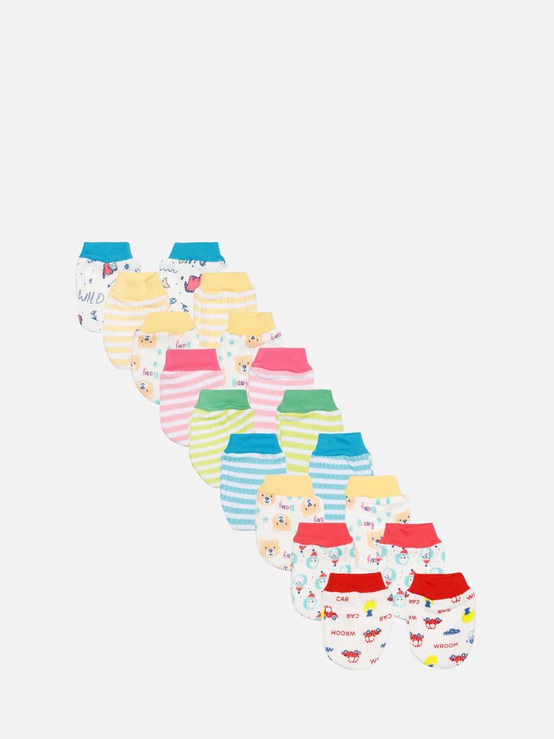 

Bodycare Infants Pack Of 9 Assorted Mittens