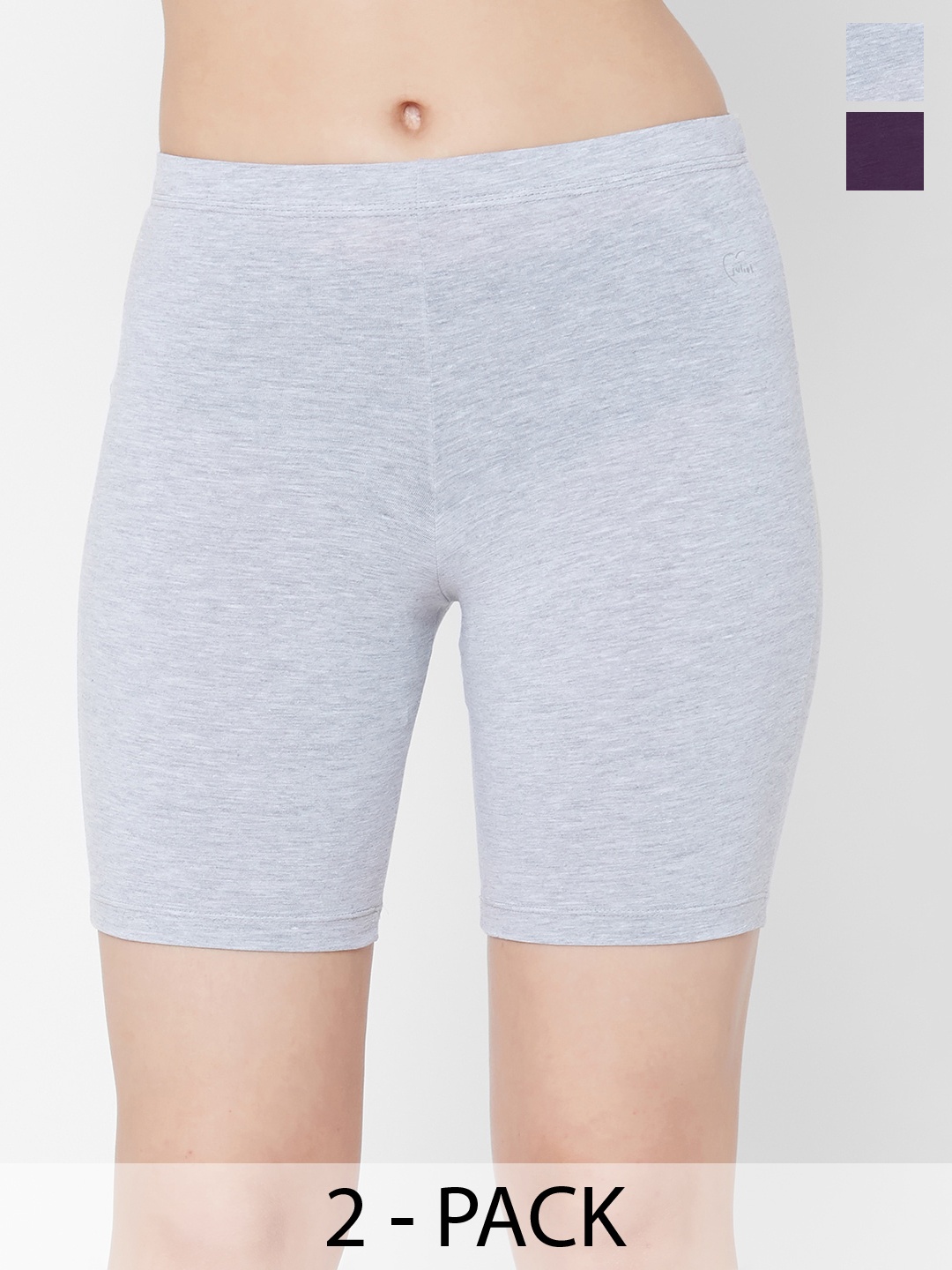 

Juliet Pack Of 2 Cotton Anti Bacterial Boy Short Briefs, Grey