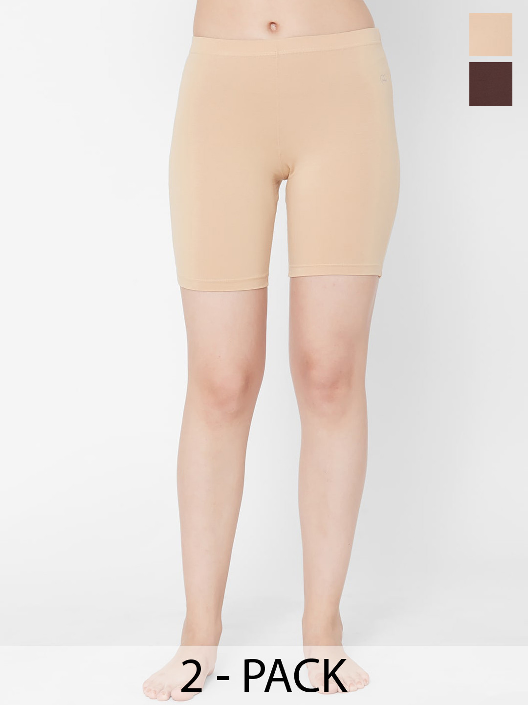 

Juliet Pack Of 2 Cotton Boy Short Briefs, Brown